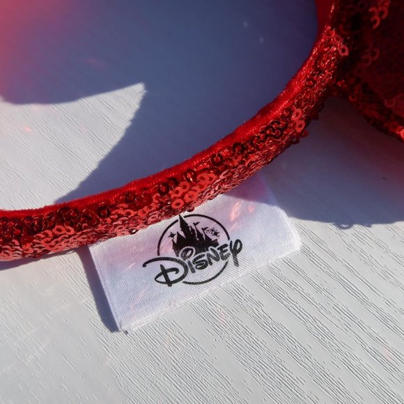 Minnie Mouse Americana USA Sequined Ear Headband July 4th Independence Day - Picture 3 of 4